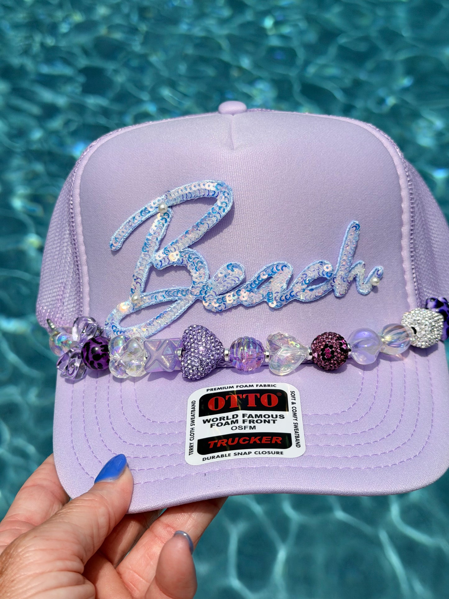 9” Purple Haze Hat Chain