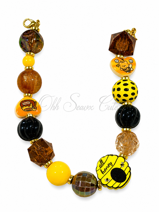 9” Honeybee 11 Hat Chain