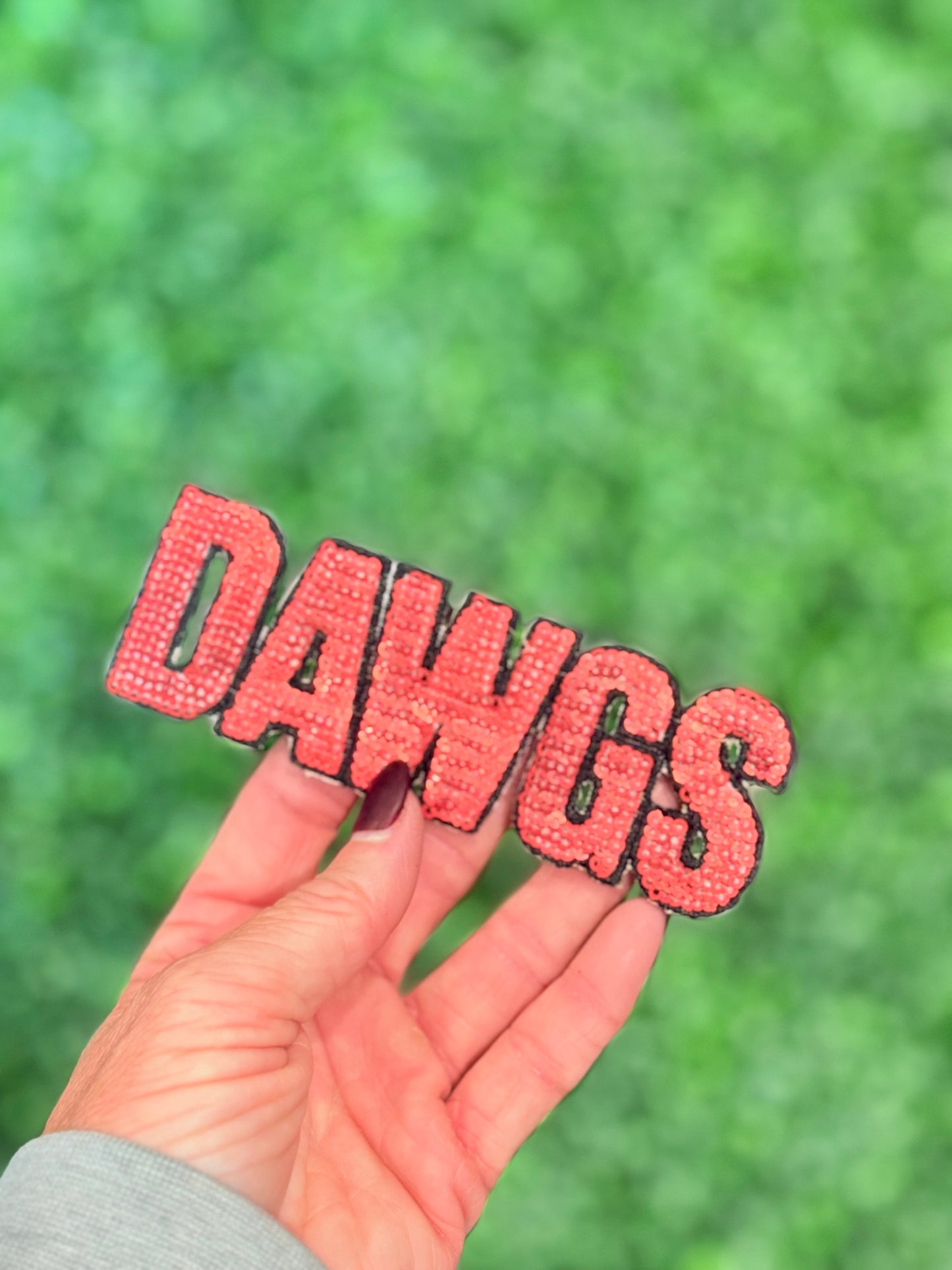 5” DAWGS Sequin Patch