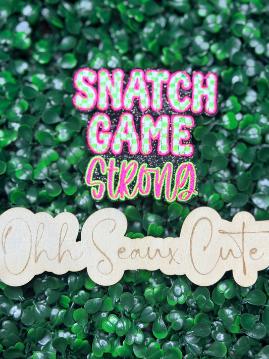 3” Gym Snatch Game Strong-OSC ORIGINAL Checkered