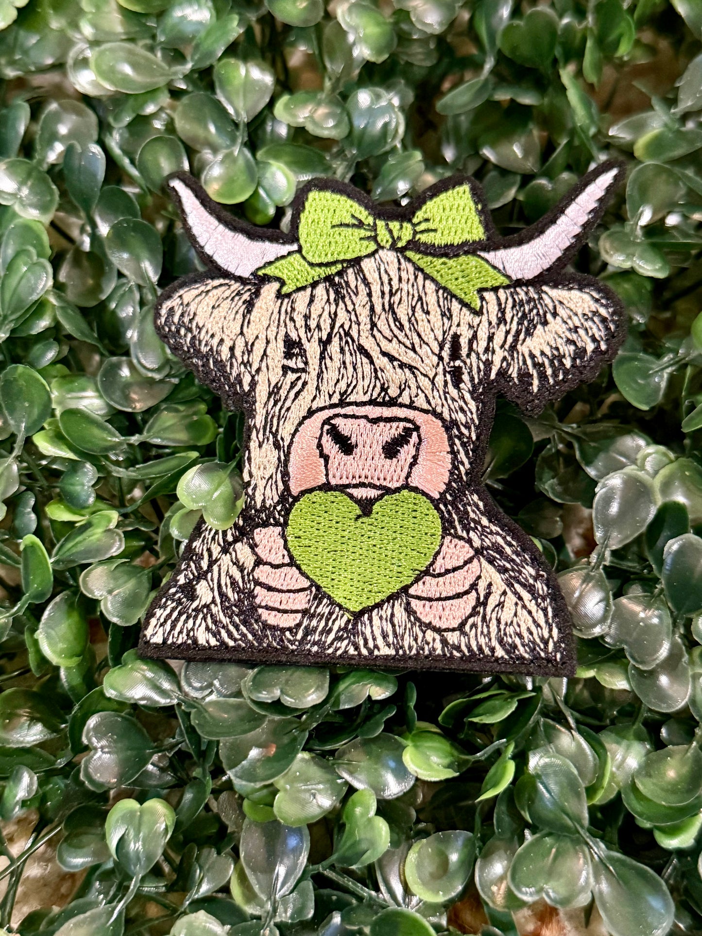 3” St Patty’s Highland Cow