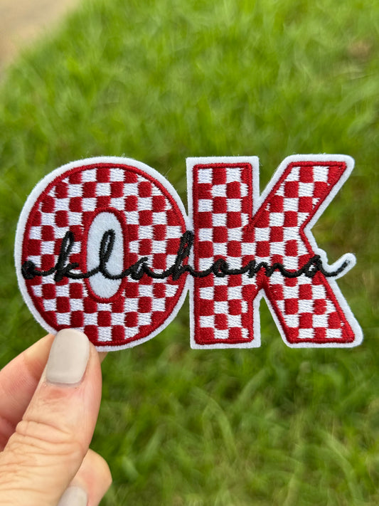 3” Checkered OK