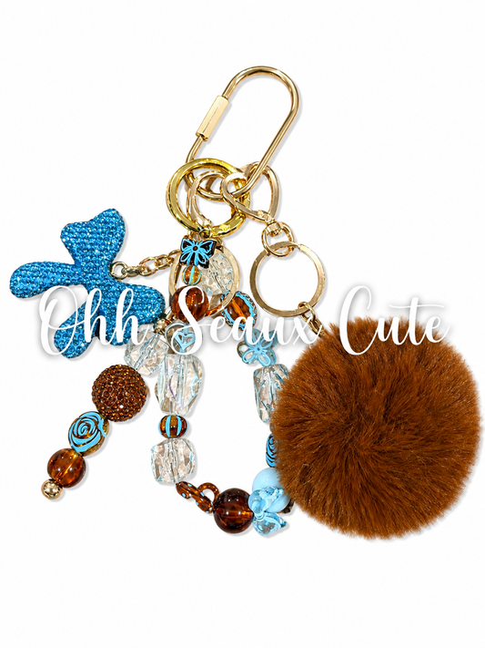 Brown/Tortoise Bag Charm