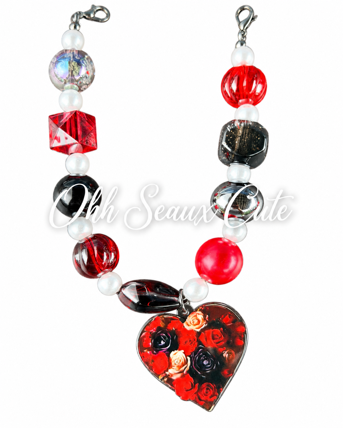 Red 9 Hat Chain