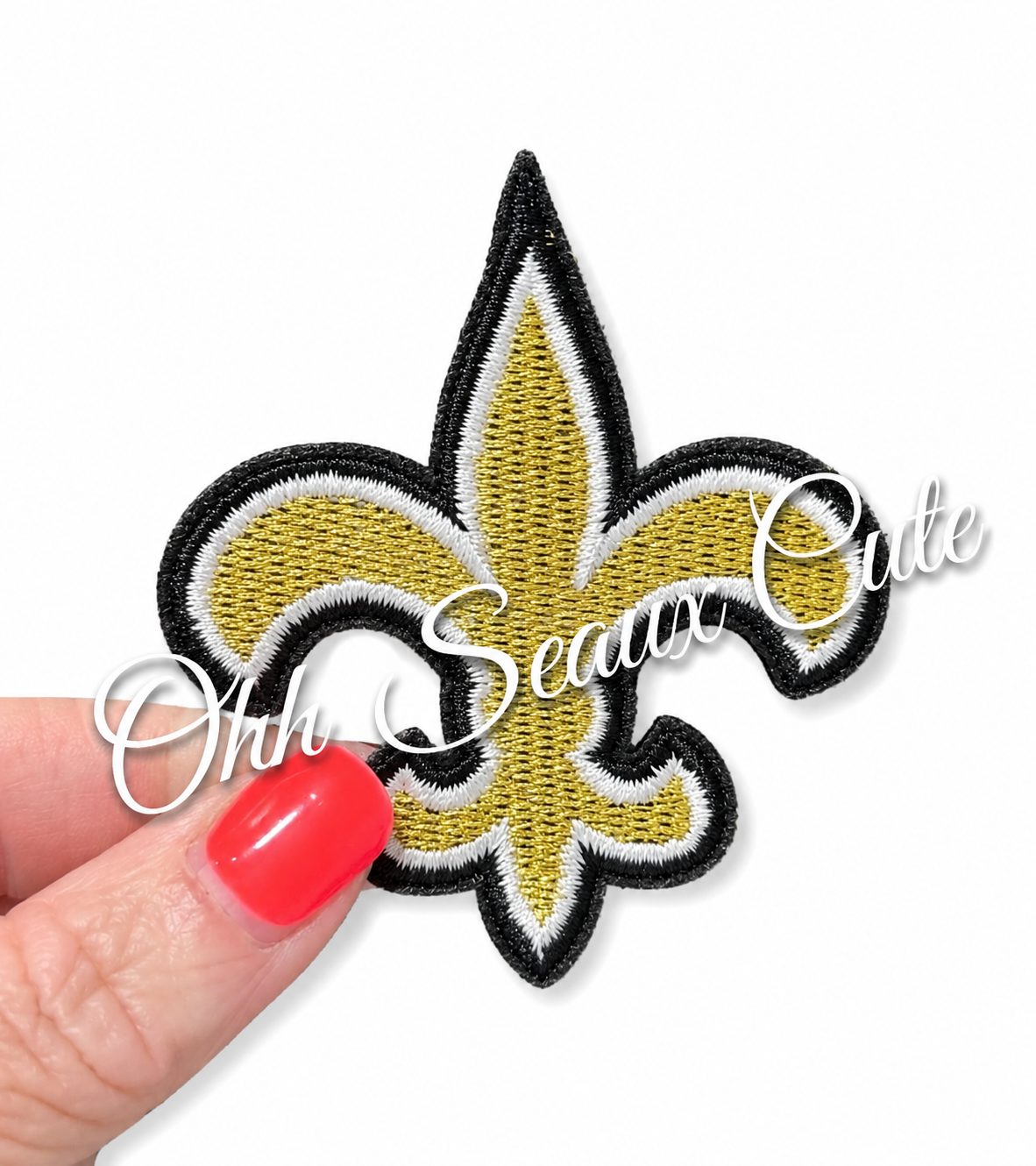 3” Metallic Fleur De Leis