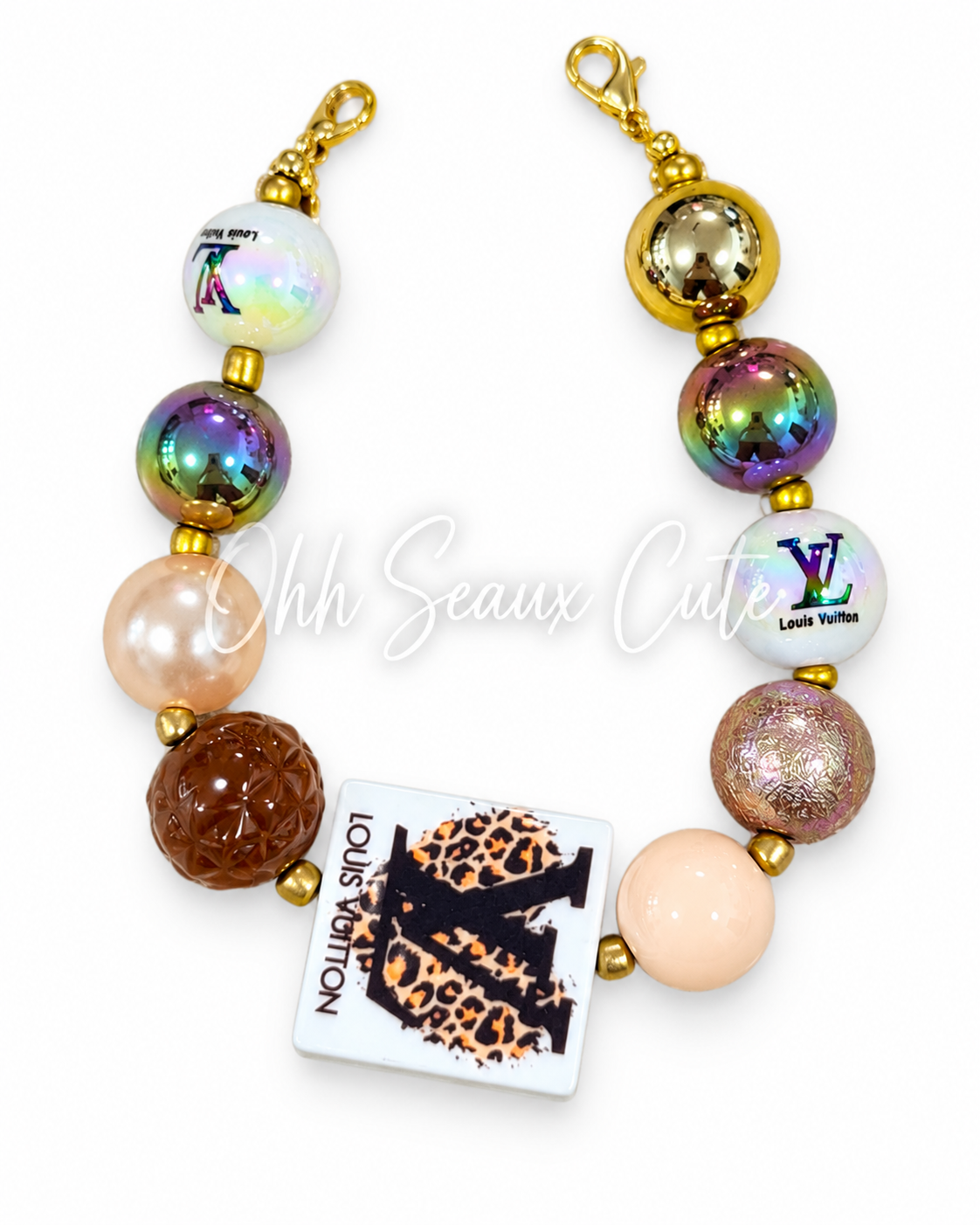 9” Leopard L V 4 Hat Chain
