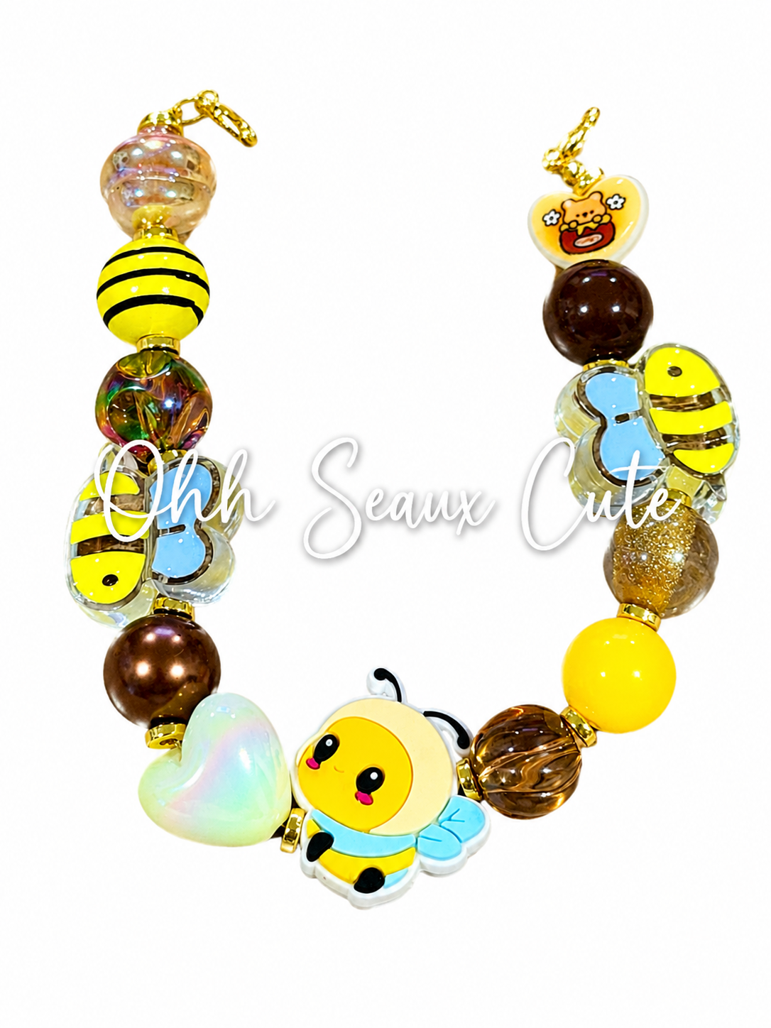 9” Honeybee 1 Hat Chain