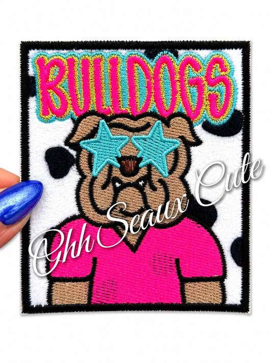 3.5” Preppy Georgia Bulldogs