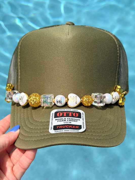9” Gold CC Hat Chain