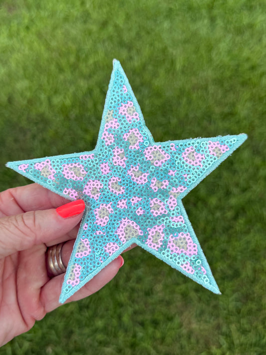 5” Pink/Teal/Pearl Leopard Star (OSC Original)