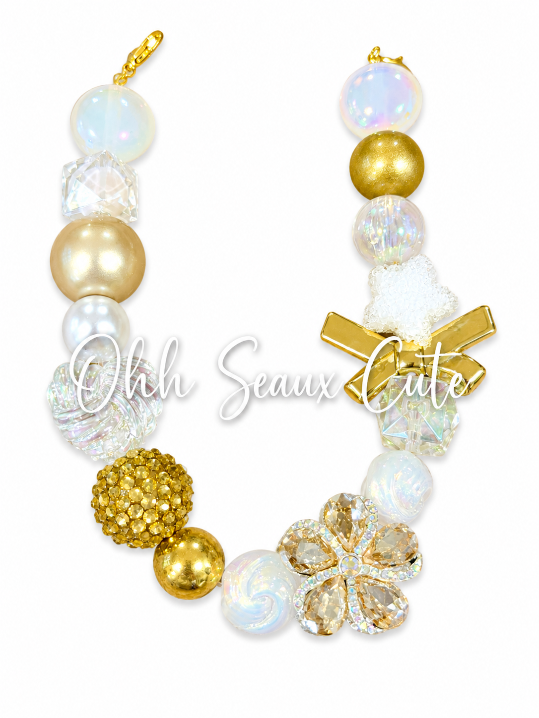 9” Wedding Bling Hat Chain