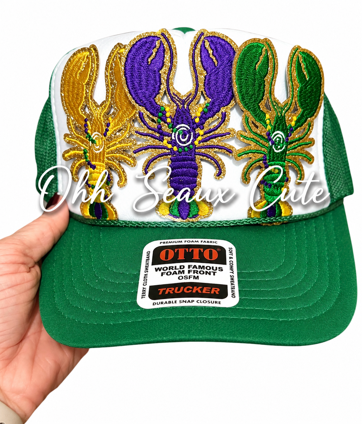 3.25” Glitter Crawfish Yellow