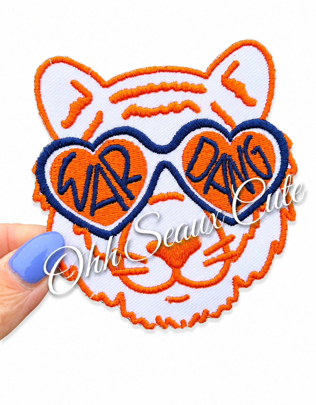 3” Auburn War Dang Tiger