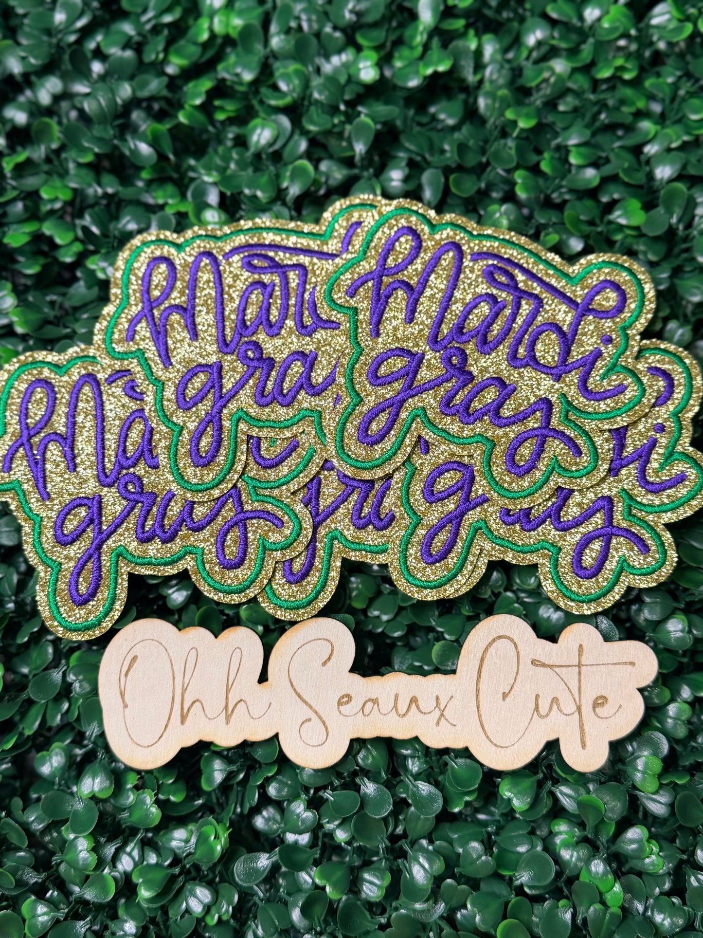 4” Wide Mardi Gras