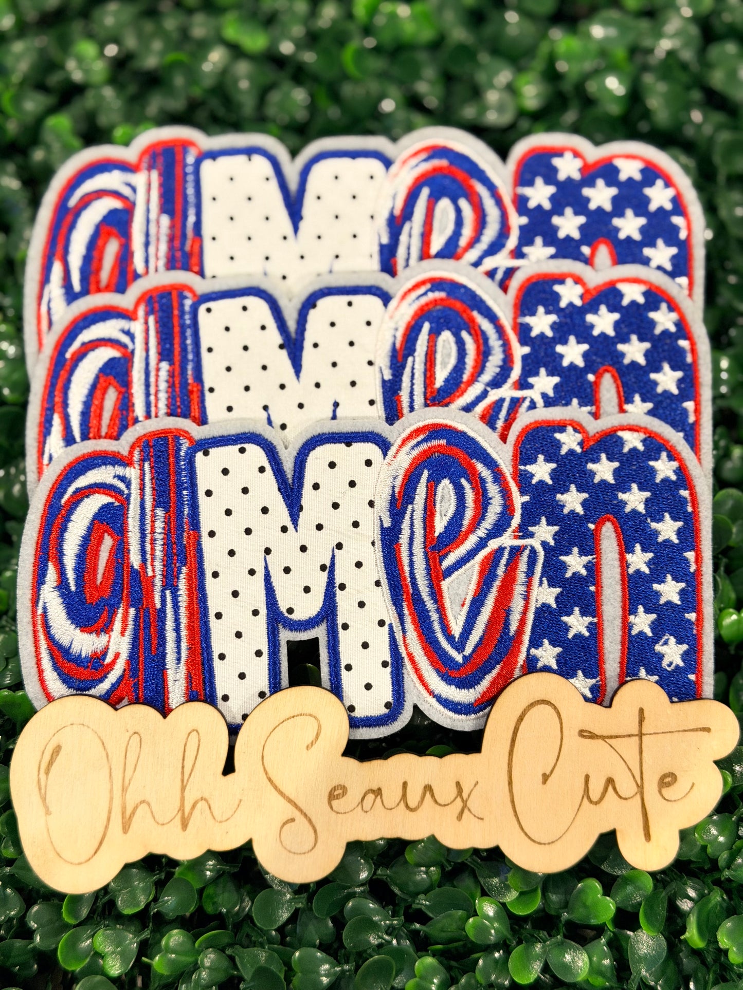 5.5” Embroidery USA AMEN- OSC Original  DO NOT COPY