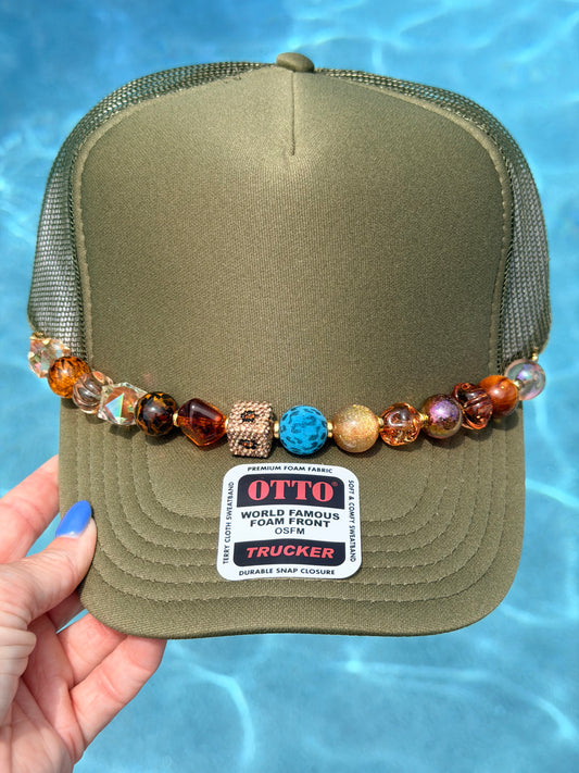 9” Toasted Leopard Hat Chain