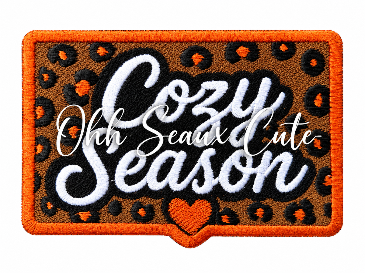 4” Leopard Cozy Season