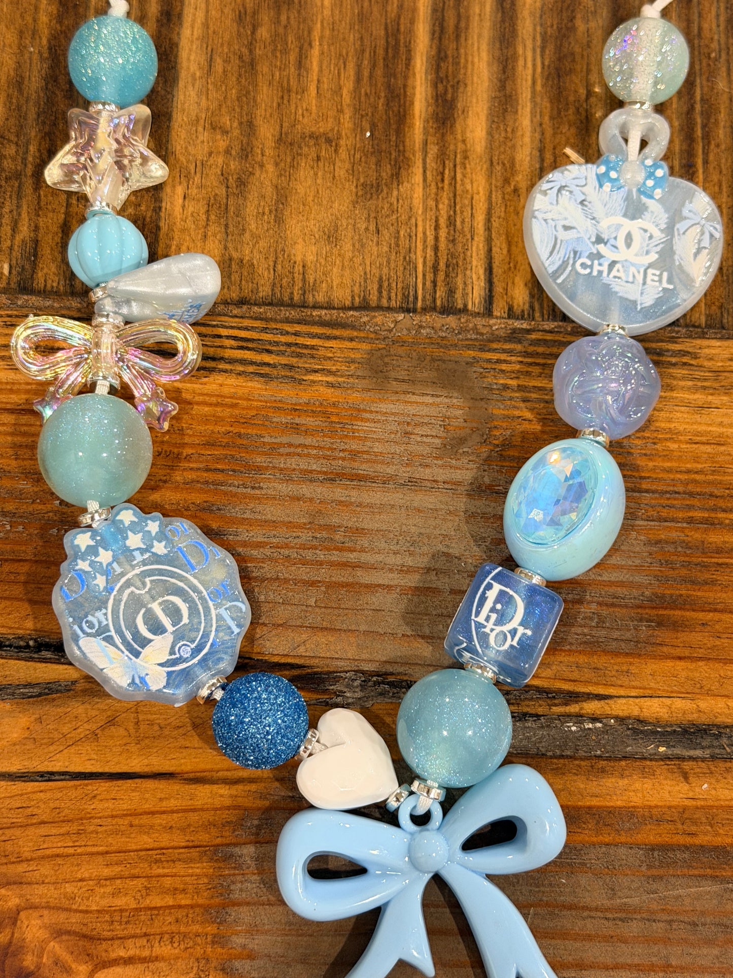 15” Custom Bag Chain -Designer Breakfast