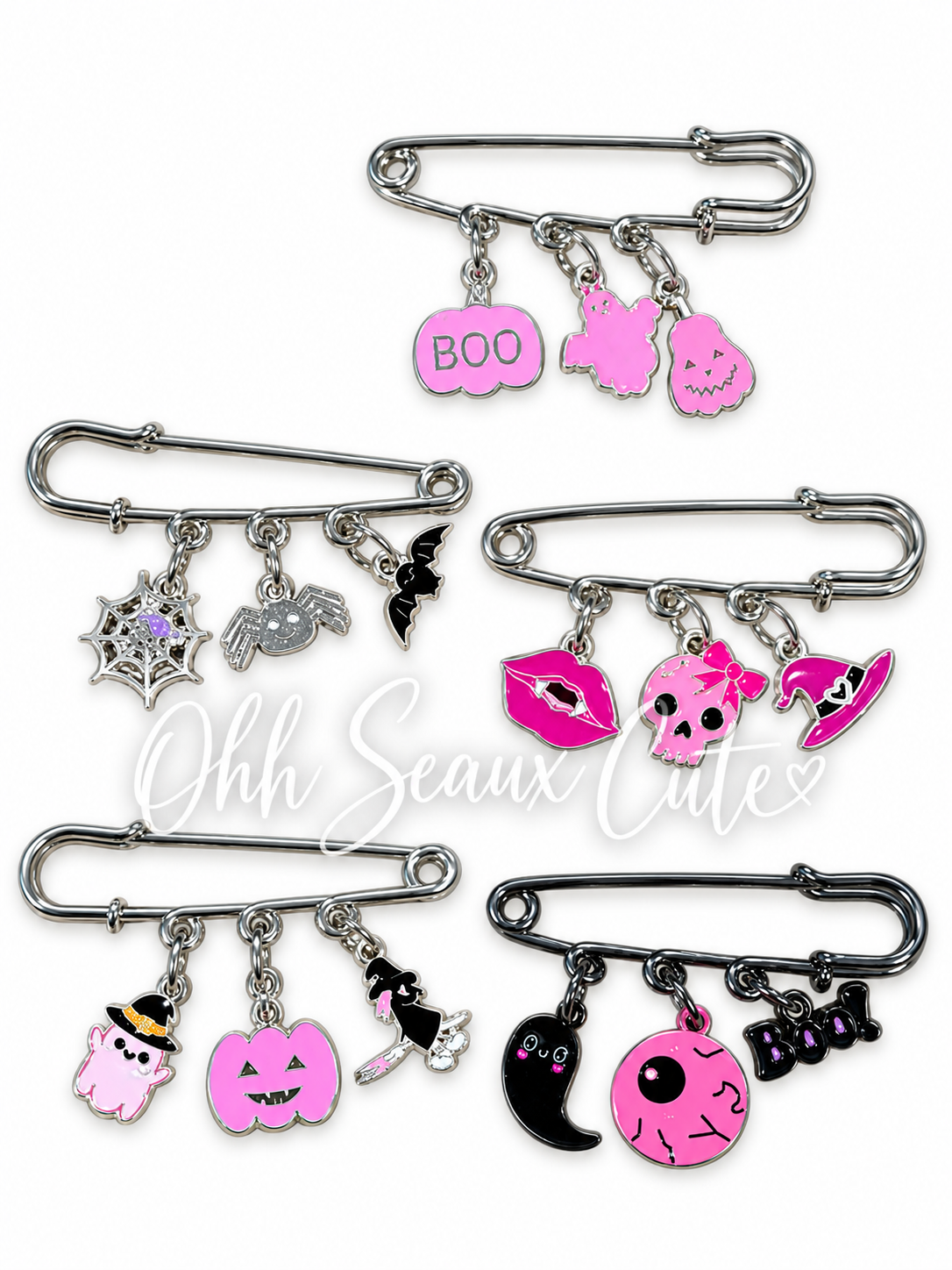 Boojee Hat Pins #3 (Set of 5)