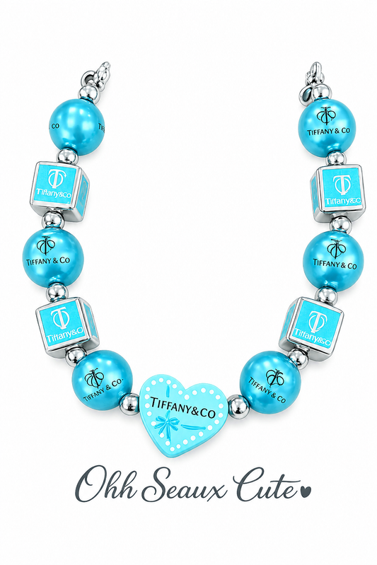 9” Tiffany Block Hat Chain