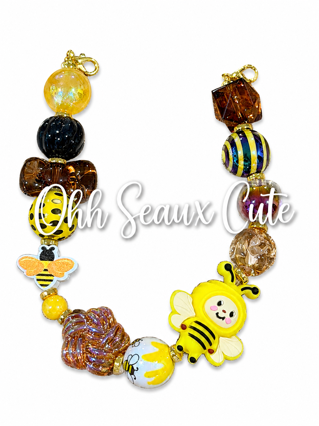 9” Honeybee 2 Hat Chain