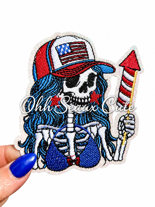 3.5” Fireworks Skelly Babe