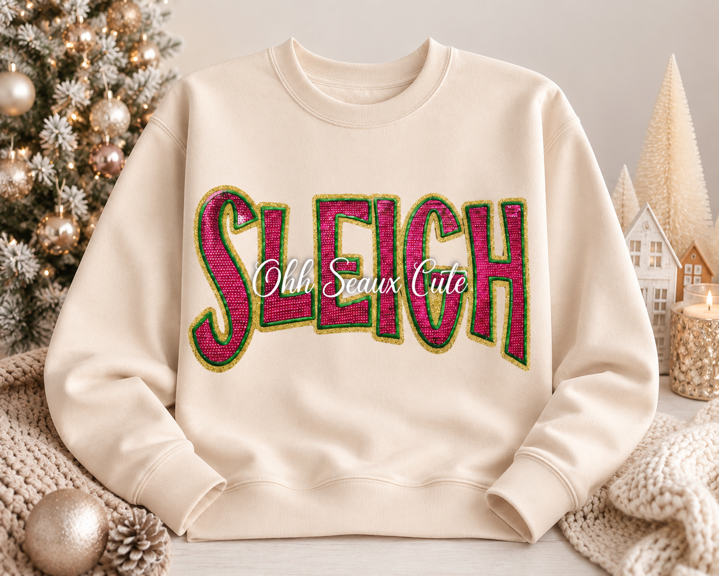 12” Sequin SLEIGH