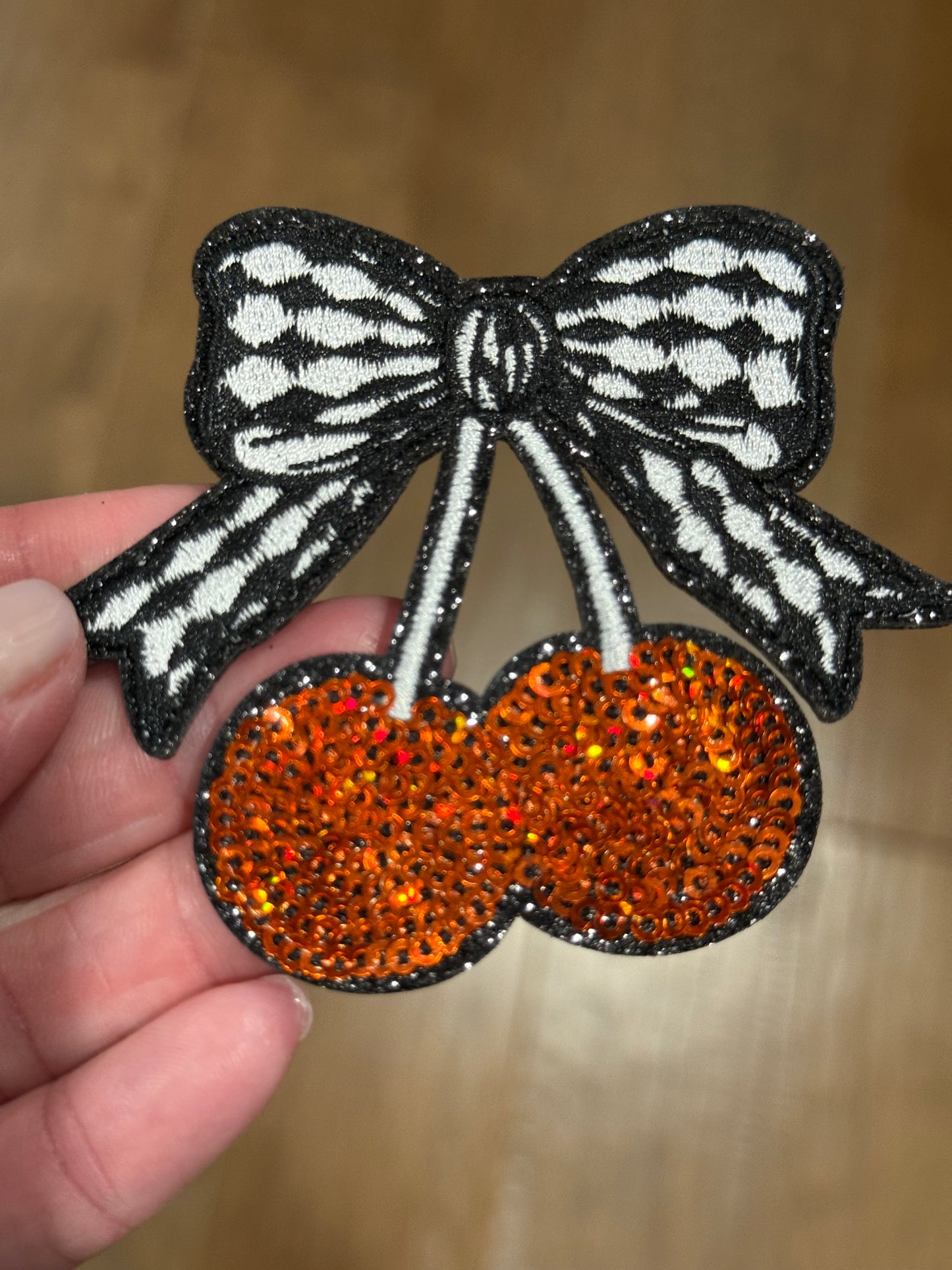 3” Sequin Cherries