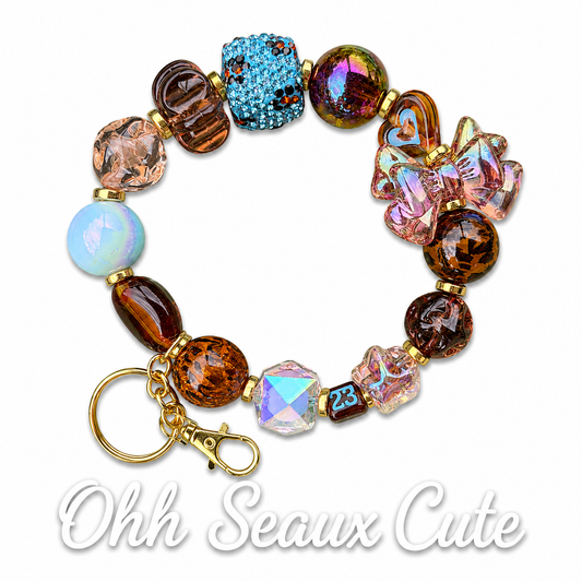 15” Custom Leopard Keychain #2