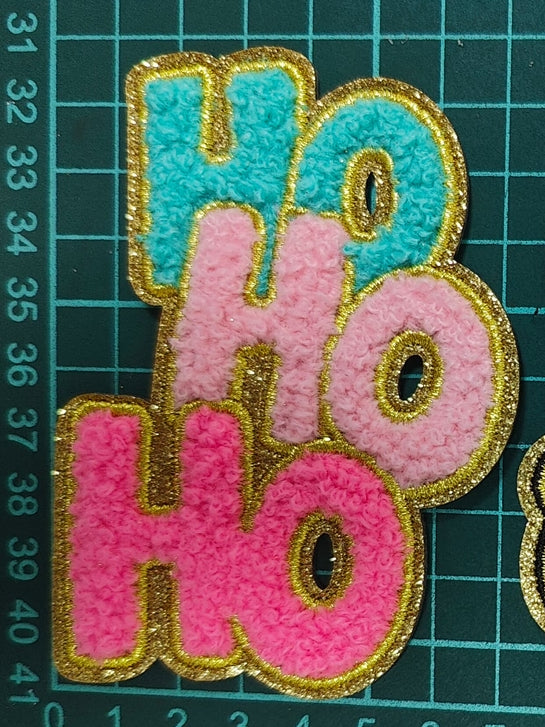 3.5” Chenille HOHOHO