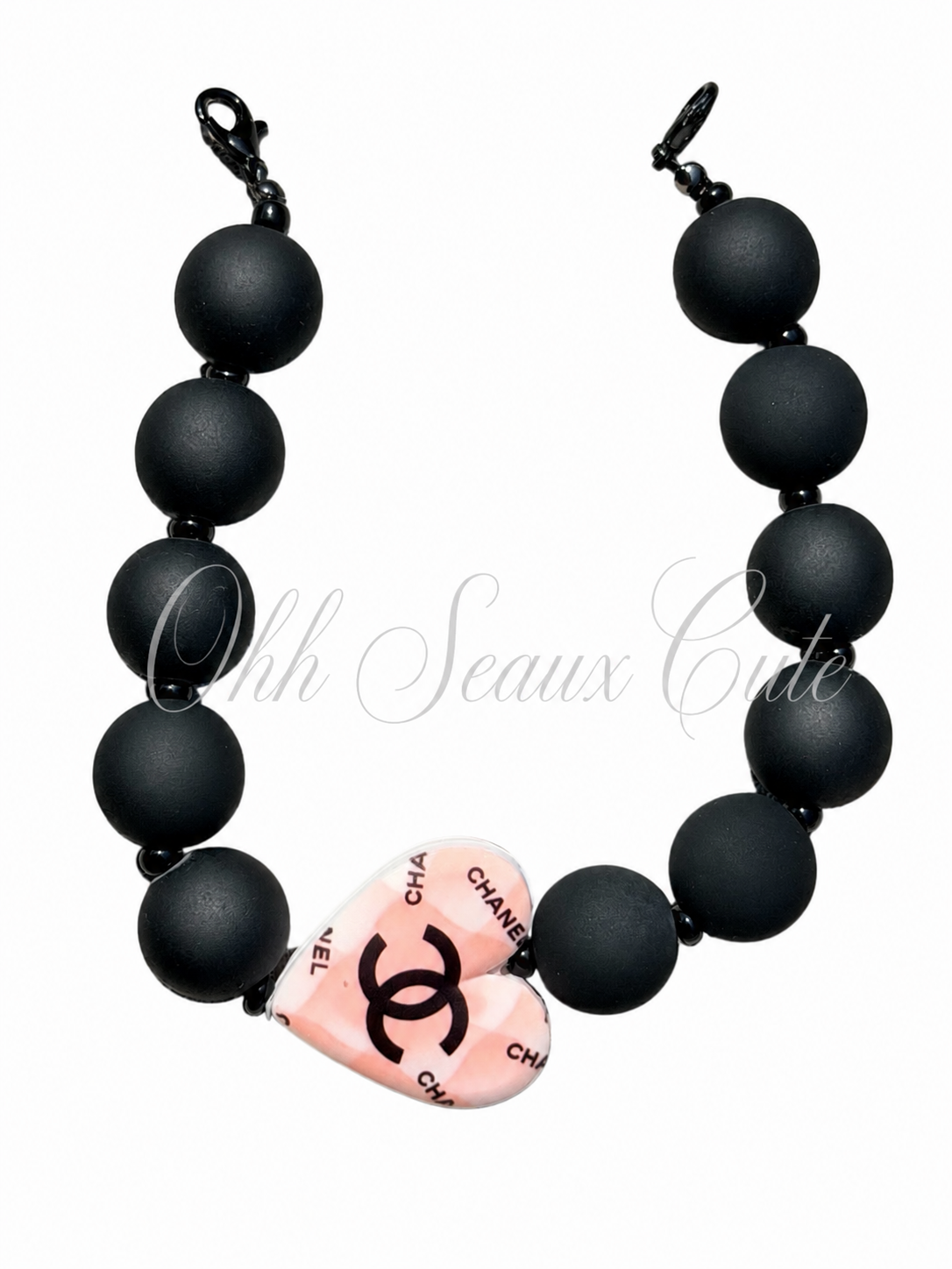 9” CC Heart 2 Hat Chain