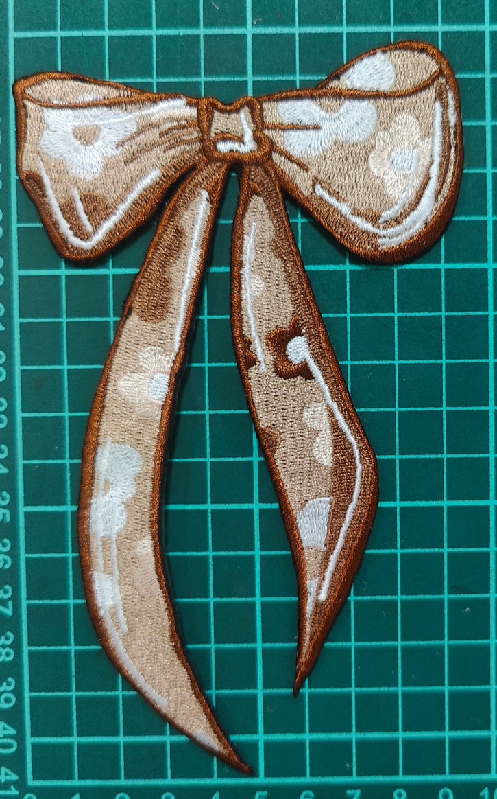 5.5” Fall Floral Bow