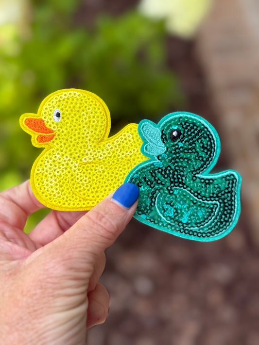 3” Sequin Rubber Ducky
