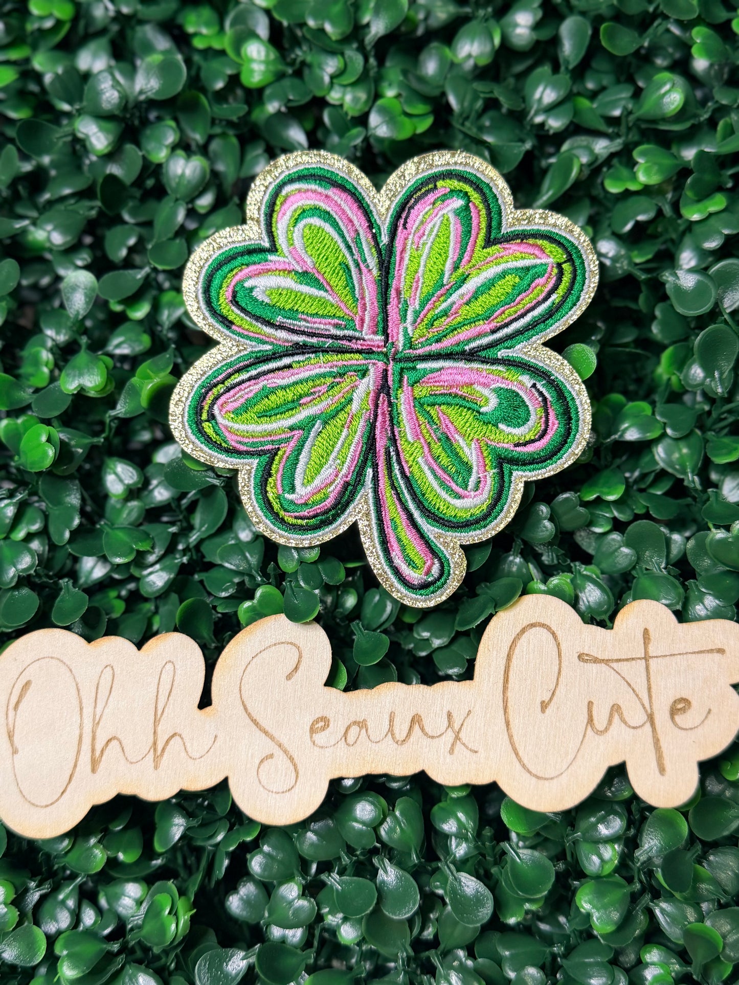 3.5” Watercolor Clover