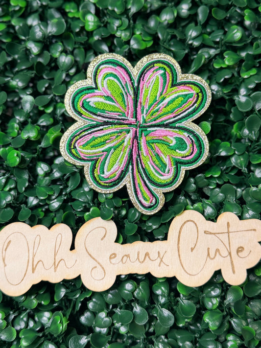 3.5” Watercolor Clover