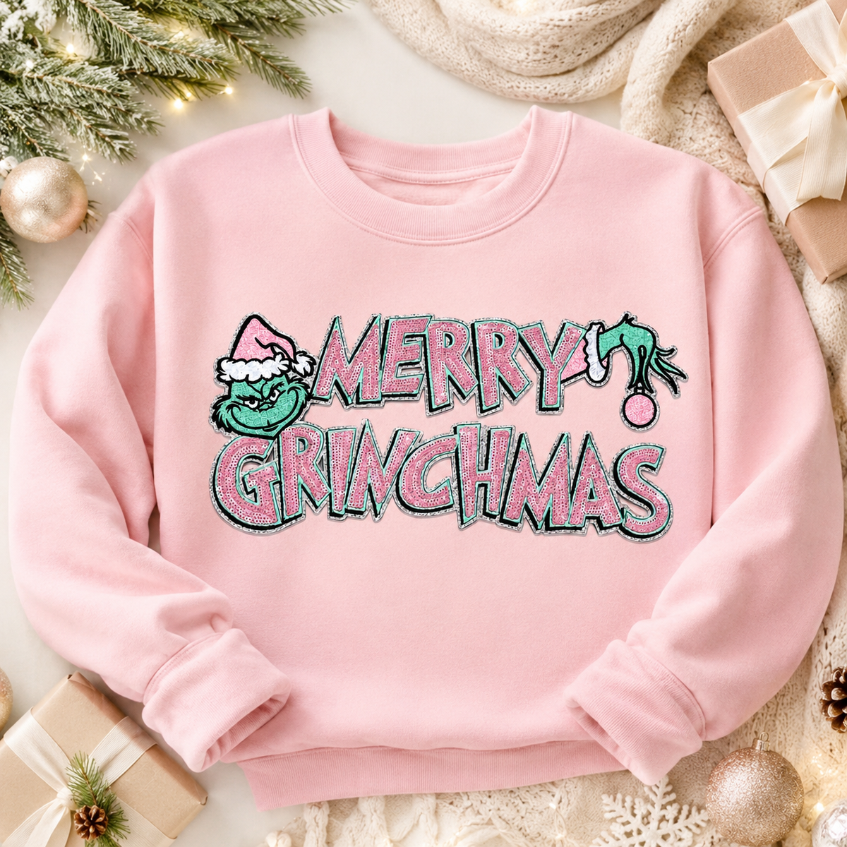 12” Merry Grinchmas (OSC CUSTOM) DO NOT COPY