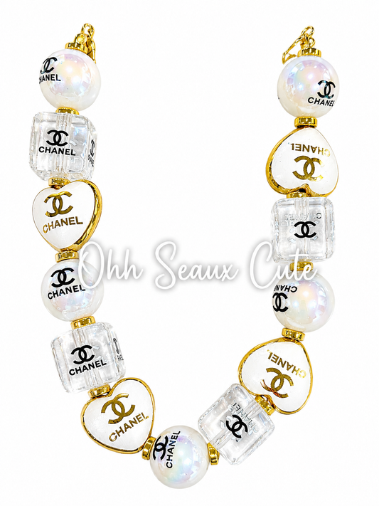 9” CC Clear Hat Chain