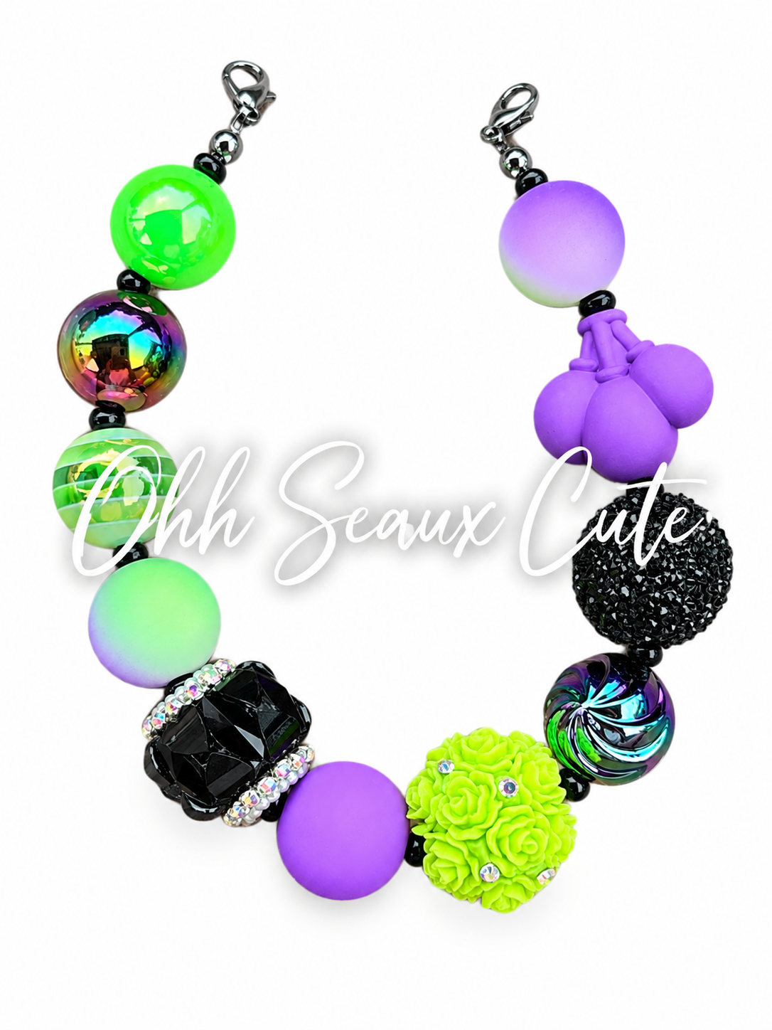9” Green Halloween Hat Chain