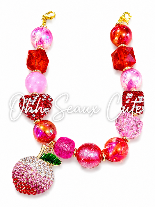 9” Strawberry w/ Detachable Charm Hat Chain