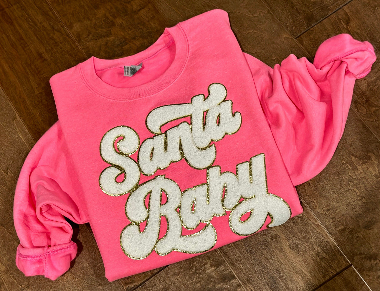 11” Chenille Santa Baby Patch