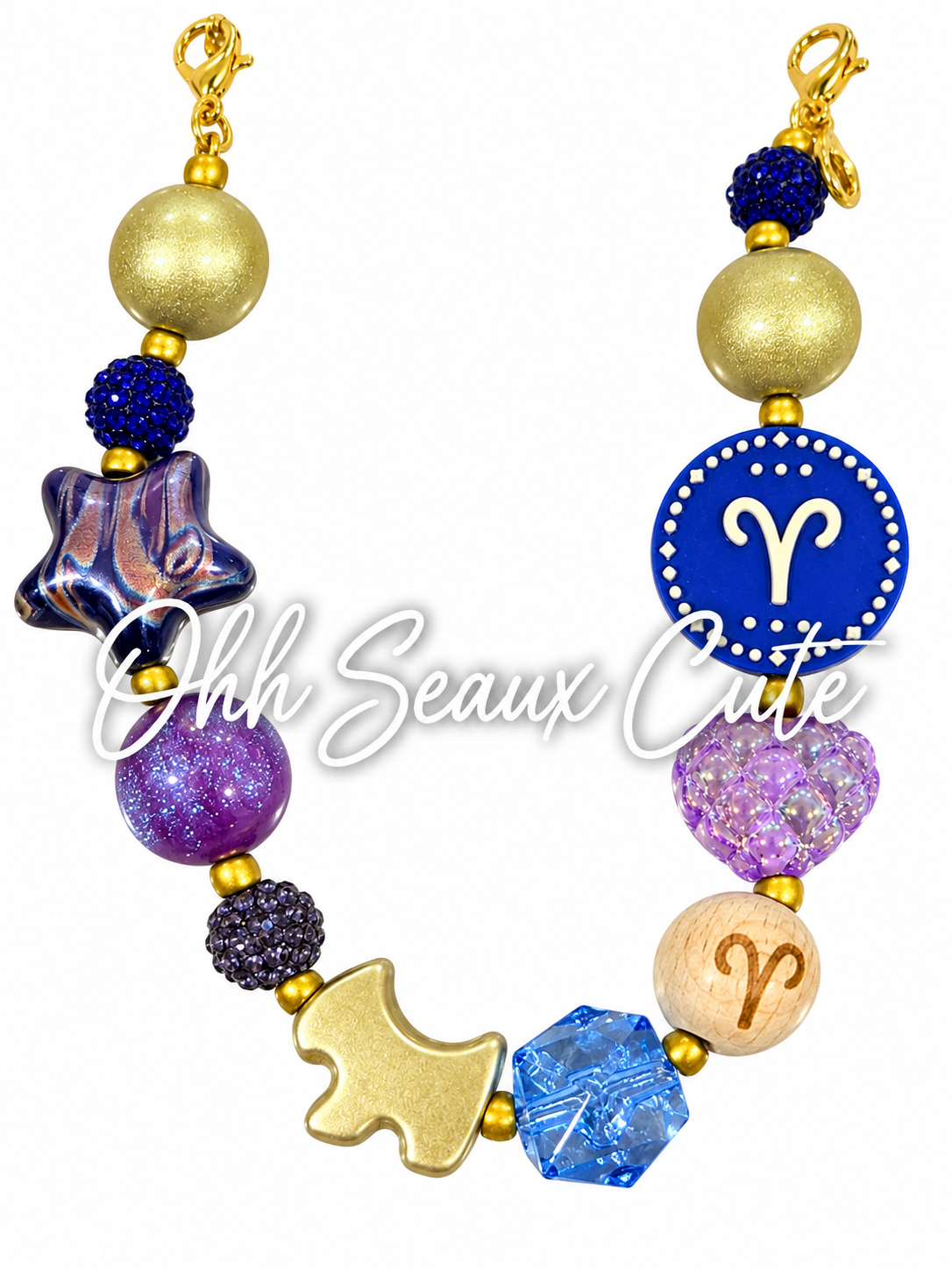 9” Zodiac Aries Hat Chain