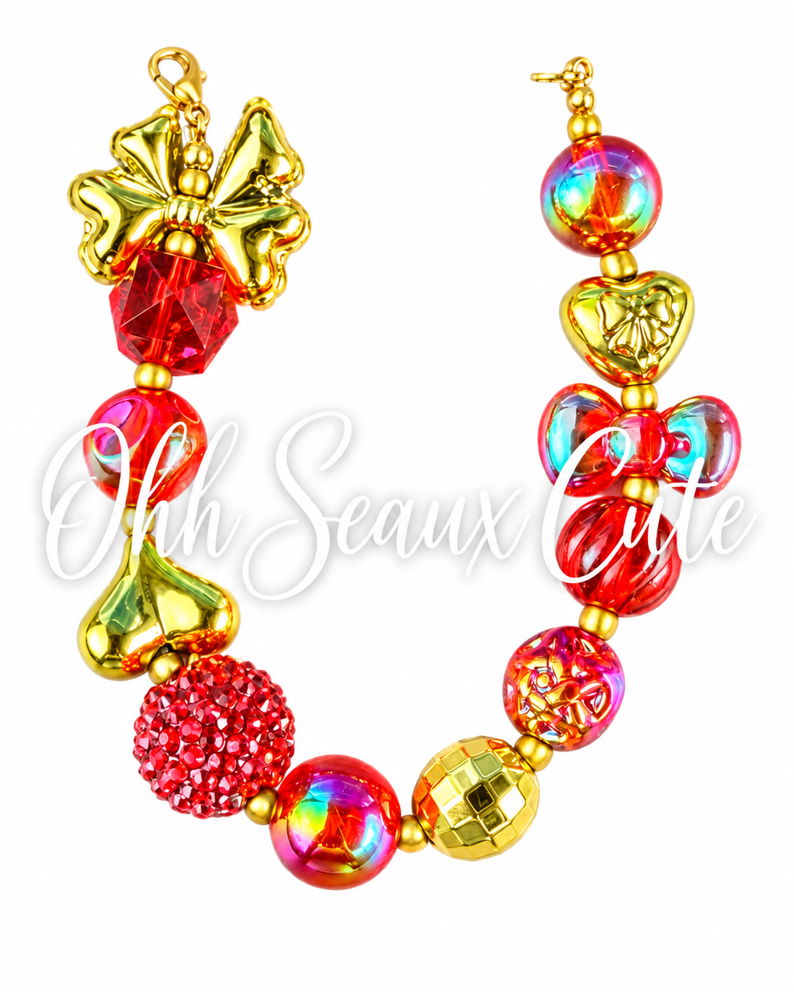 Red 6 Hat Chain