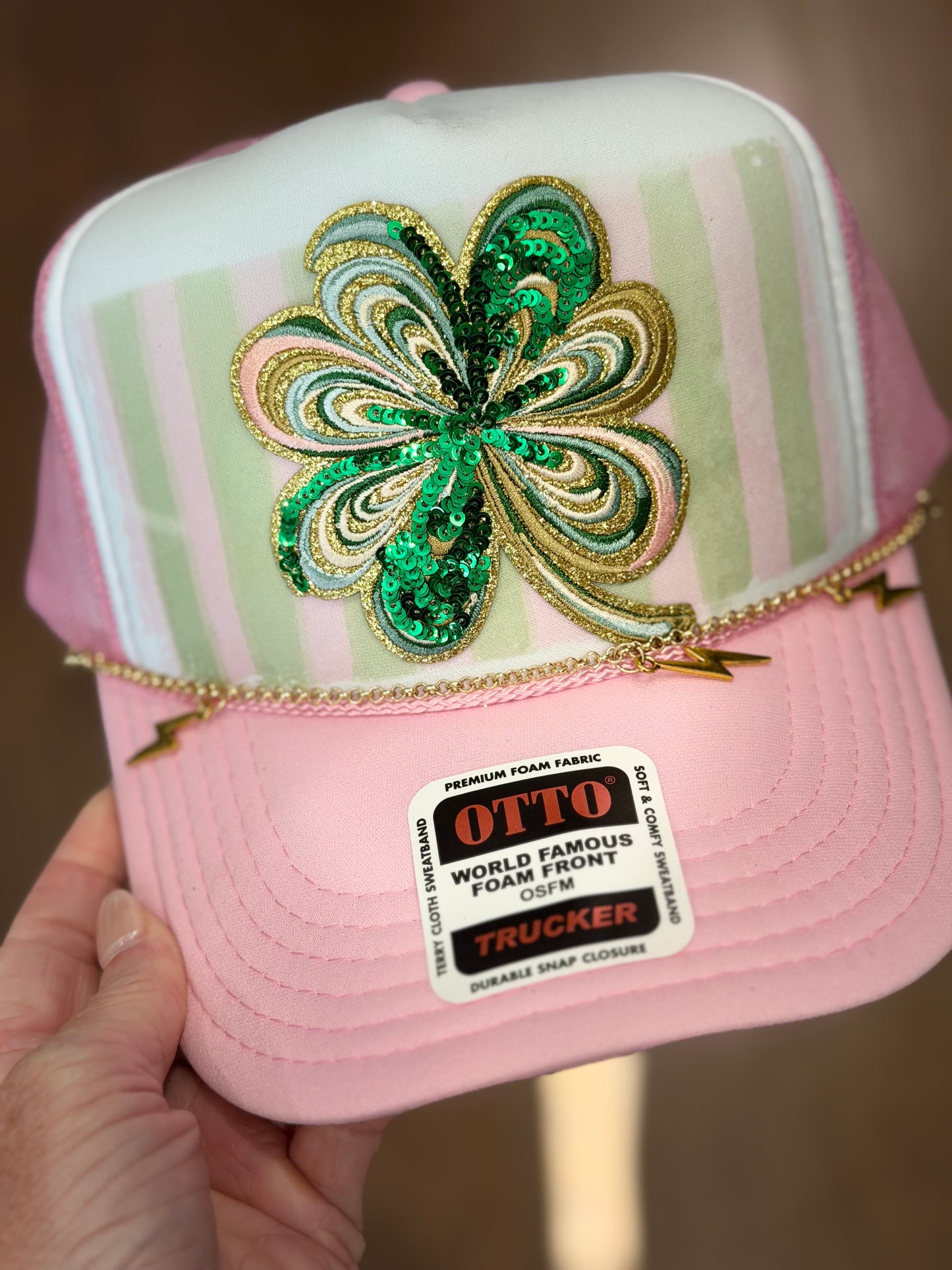 Sequin Clover St Patrick’s Day Hat
