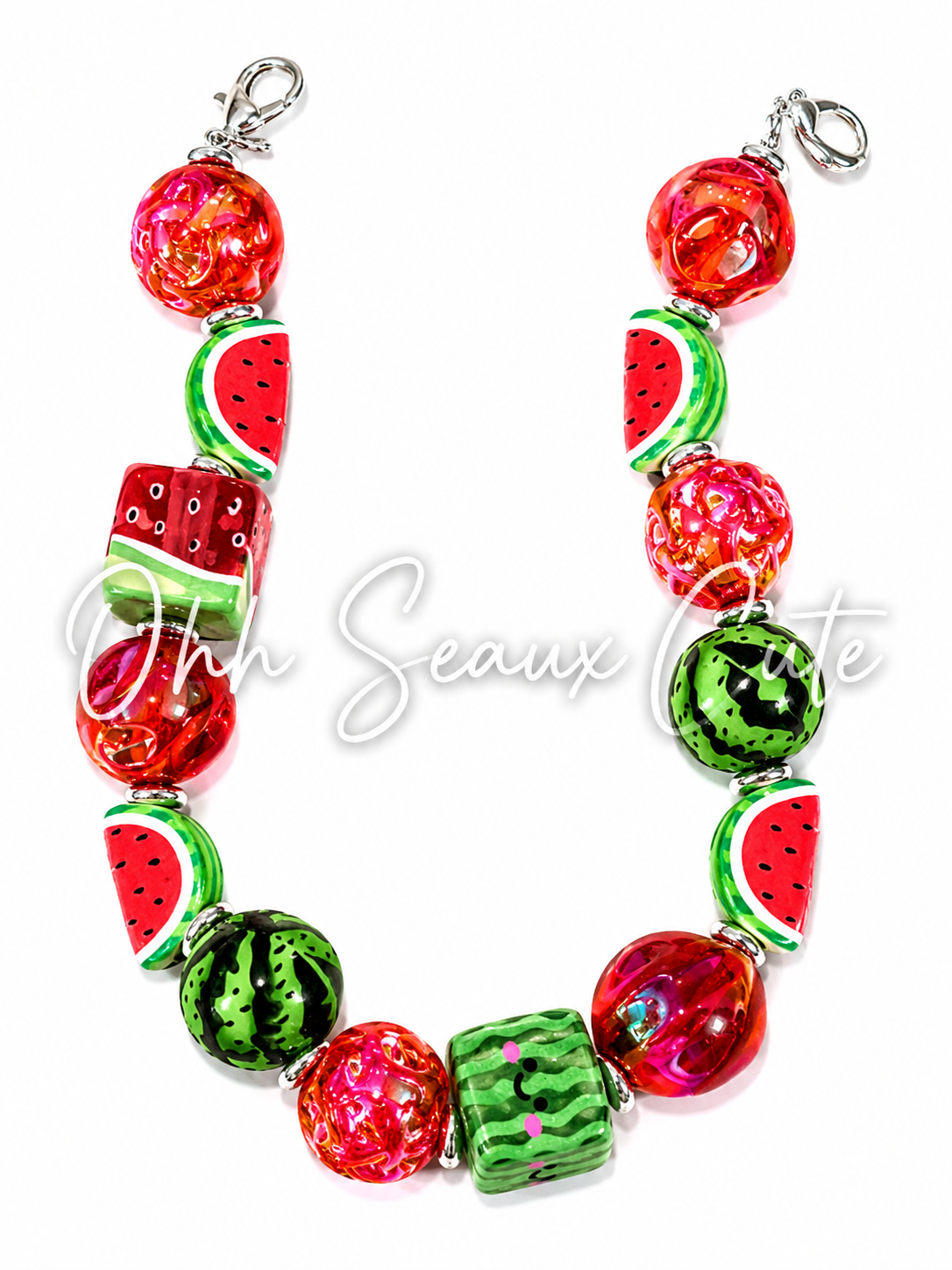 9” Watermelon 7 Hat Chain