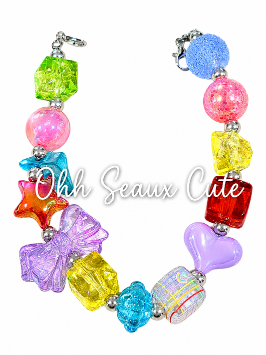 9” Rainbow 1 Hat Chain