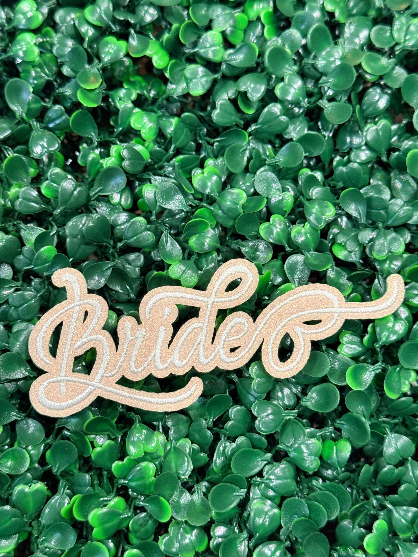 4.5” Glitter BRIDE