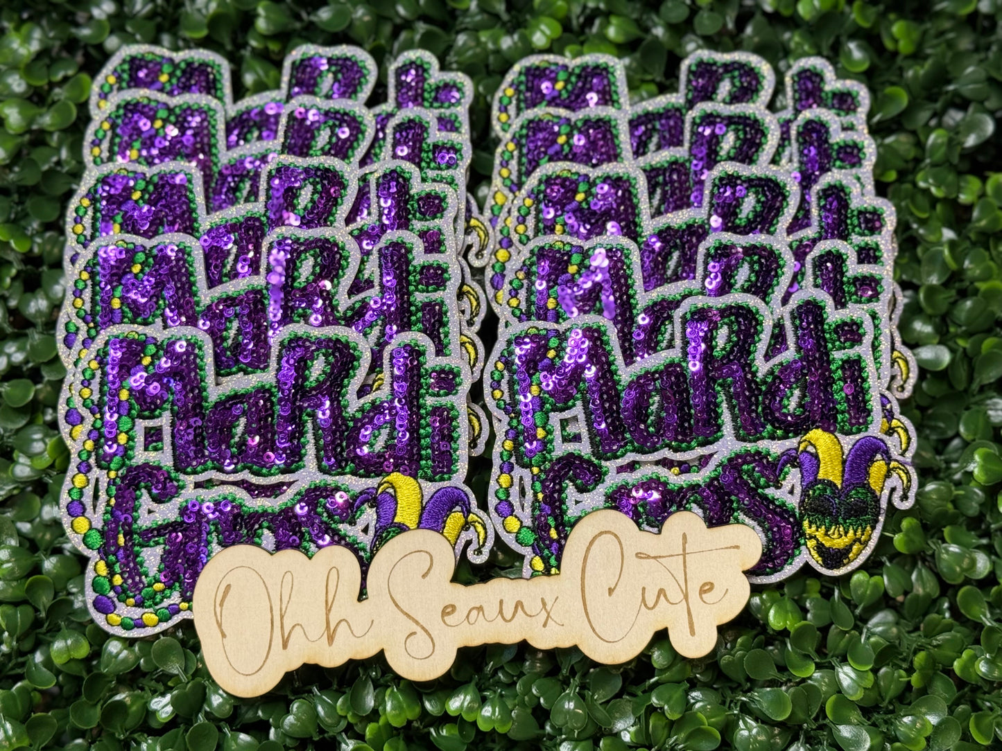 4.5” Sequin Mardi Gras (OSC Original)DO NOT COPY