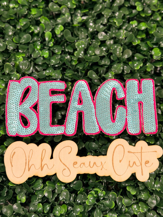 6” Sequin BEACH- OSC ORIGINAL
