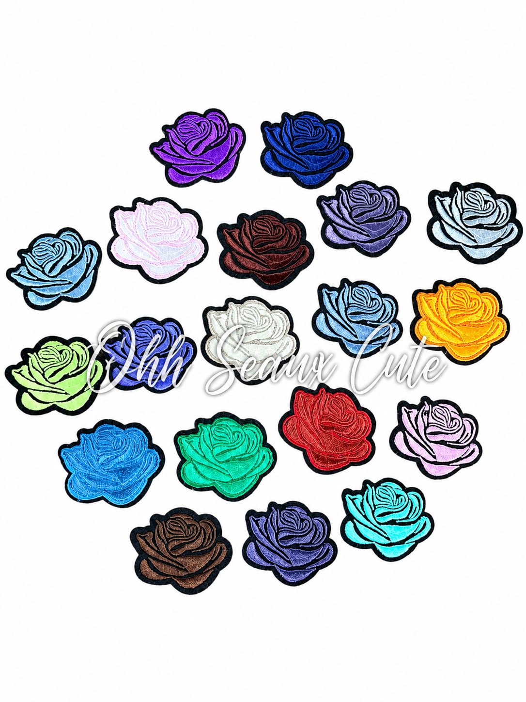 2” 19 pc Embroidery Rose Bundle