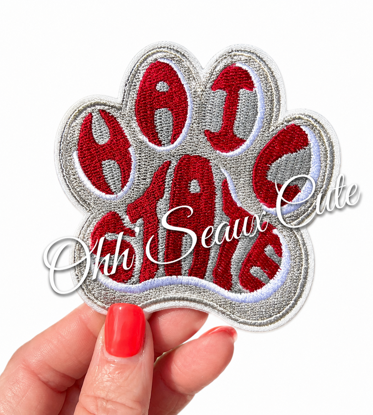3” MSU Dawg Paw